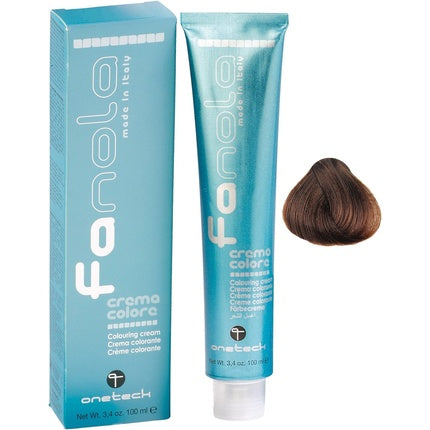Cremă colorantă păr, Fanola, 6.34 Blond închis arămiu auriu 100ml
