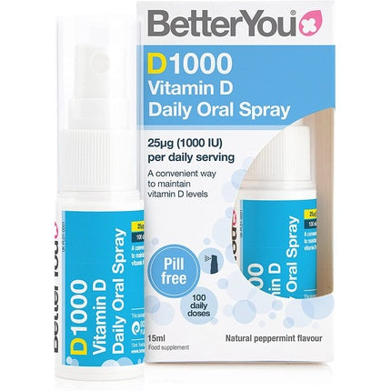 Spray oral vitamina D, BetterYou, DLux 1000, 15ml