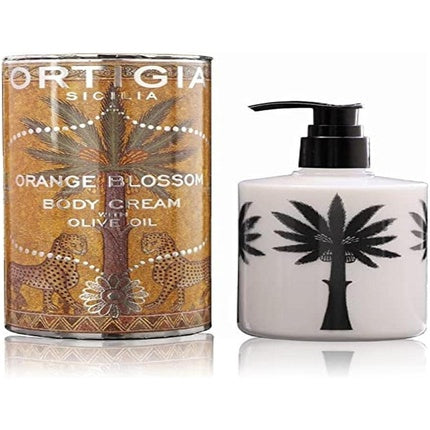 Crema de corp Ortigia Sicilia Zagara Orange Blossom, 300ml, alb, cu pompă