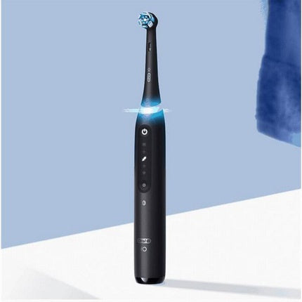 Periuță Electrică Oral-B iO Series 5s, Mâner Matt Black, Tehnologie A.I., Incluzând Husă de Călătorie