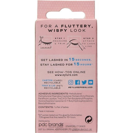 Gene false, Eylure, Fluttery Light 117, 2 perechi