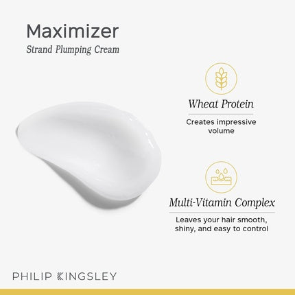 Cremă păr, Philip Kingsley Maximizer, albă, 75 ml