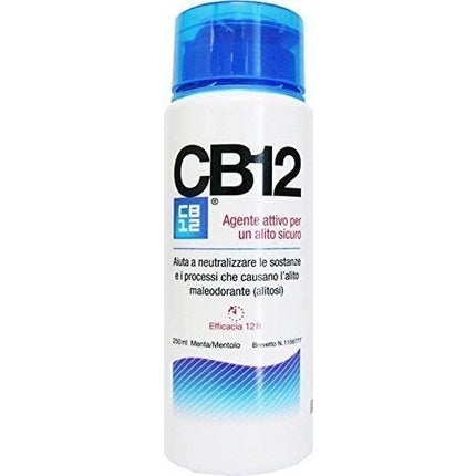 Gargară CB12 Mint Menthol, 250ml, efect 12h, ambalaj albastru