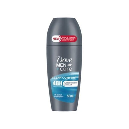 Deodorant Roll-On Dove Men+Care Advanced Care Clean Comfort, 50ml, gri-albastru