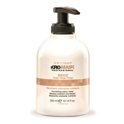 Mască păr colorantă, Inebrya Ice Cream Kromask Professional, Beige, 300ml