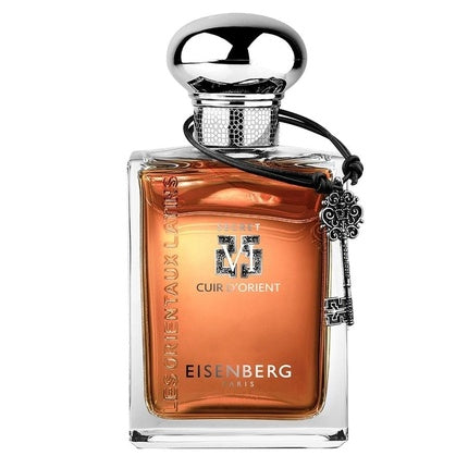Parfum Eisenberg Secret Nvi Cuir D'Orient pentru bărbați, 100 ml, sticlă transparentă cu lichid ambru