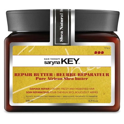 Masca de păr Saryna Key, Hair Therapy, Reparare, Unt de Shea African, 500ml