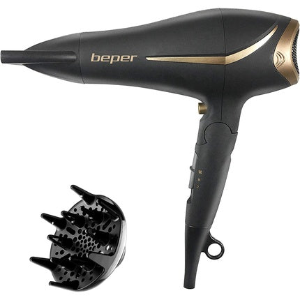 Uscător de păr Beper 40.404, 2200W, negru/auriu
