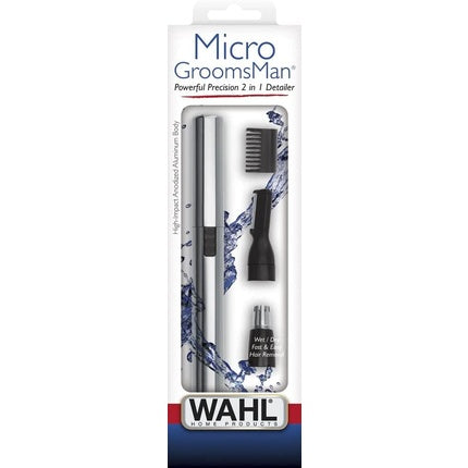 Wahl Micro Groomsman Noseear, trimmer, negru, argintiu