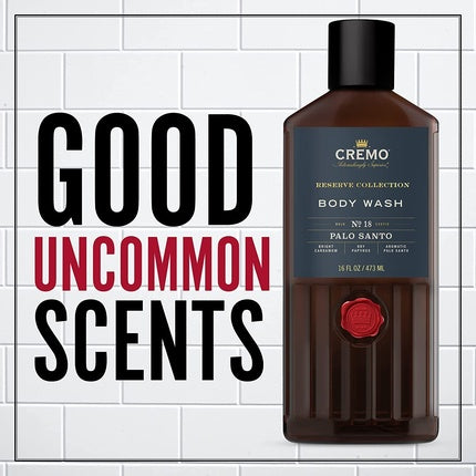 Gel de duș, Cremo, Reserve Collection, Palo Santo, 473ml
