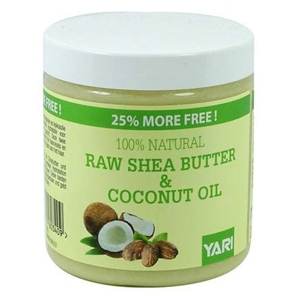 Unt Corporal Yari, Unt de Shea Brut & Ulei de Cocos, 250ml, Natural