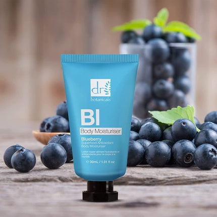 Cremă hidratantă corp, Dr Botanicals, Blueberry, 30ml