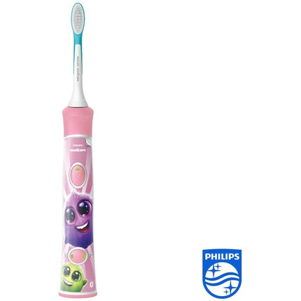 Periuță Electrică Copii, Philips Sonicare For Kids HX6352/42, Roz, Tehnologie Sonică