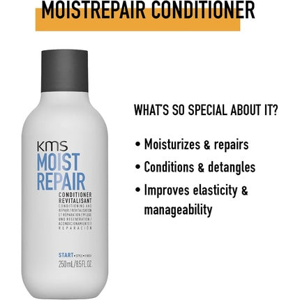 Balsam păr, KMS, Moist Repair, 250ml, alb