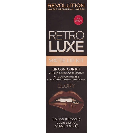 Set ruj, Revolution, Retro Luxe, maro mat