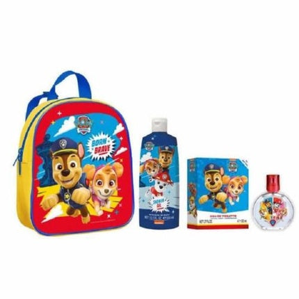 Rucsac Paw Patrol Natura, albastru/galben, 50ml EDT, 300ml Gel de Duș