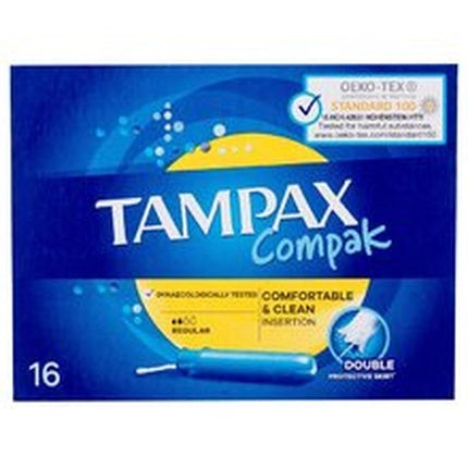 Tampon cu aplicator, Tampax Compak Regular, ambalaj 16 buc