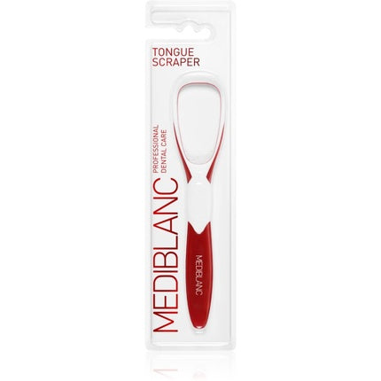 Mediblanc Tongue Brush, Curățător limbă, Alb/Roșu
