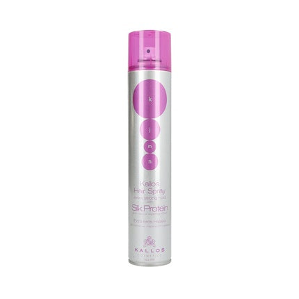 Fixativ păr, Kallos, Kjmn Silk Protein, Strong Hold, 500ml
