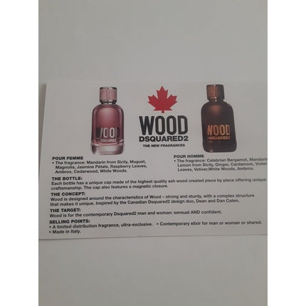 Eau De Toilette Dsquared2 Wood Pour Homme 100 ml