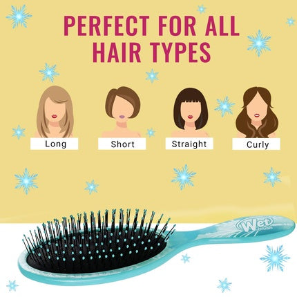 Perie păr Wet Brush Disney, Anna Frozen 2, albastru pal