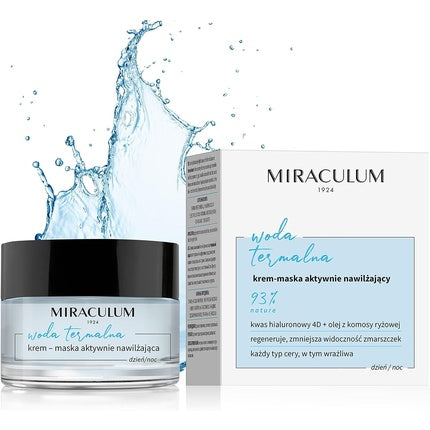 Masca cremă hidratantă Miraculum, acid hialuronic, 50ml