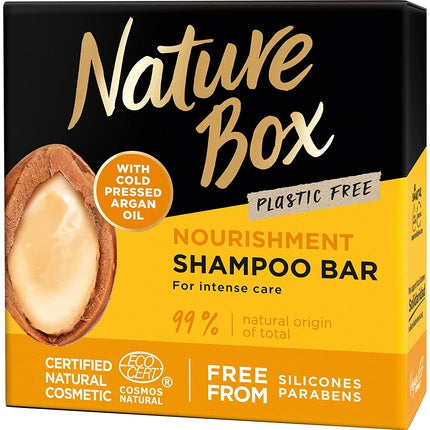 Șampon Solid, Nature Box, Argan, 85g