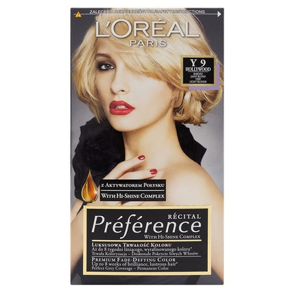 Vopsea de păr L'Oreal Paris Recital Preference Y9 Blond