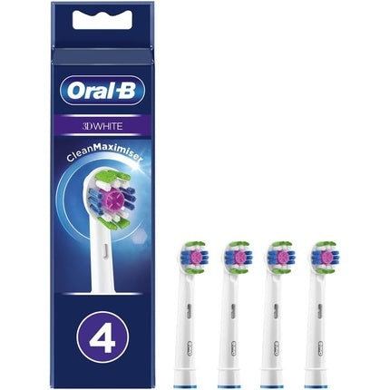 Capete de periuță de dinți, Oral-B, 3D White, 4 bucăți