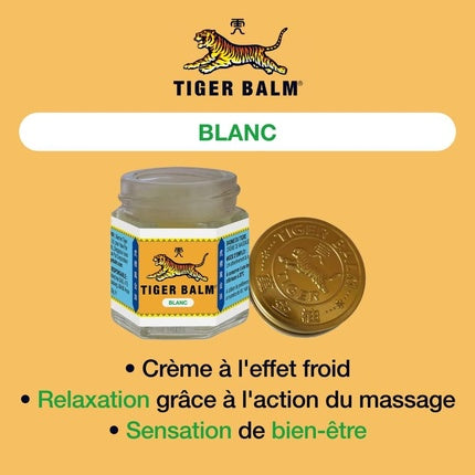 Tiger Balm Alb, Cremă de masaj cu efect răcoritor, Relaxare și bunăstare