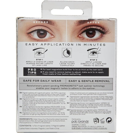 Gene false magnetice, Eylure, Luxe Pro No. 117, 1 pereche