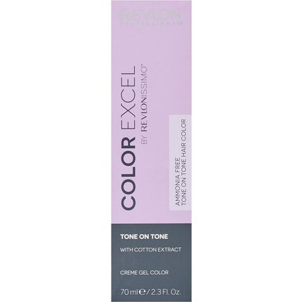 Vopsea de păr, Revlon Professional, Color Excel, ton pe ton, culoare blond închis cenușiu 6.01, 70 ml