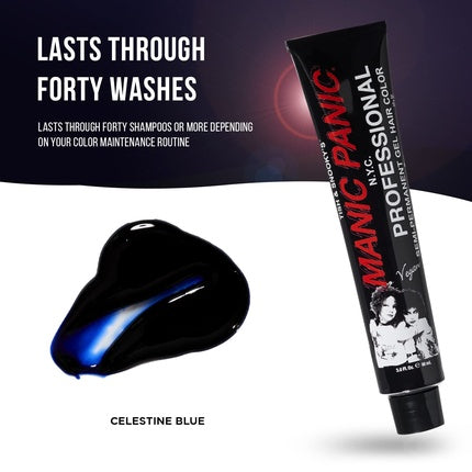 Vopsea de păr, Manic Panic, Celestine Blue, 90ml