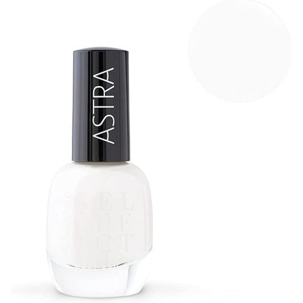 Lac unghii gel efect, Astra Make-Up Expert Gel Effect, 61 - Vanilla Delight, Alb