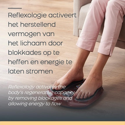 Dispozitiv EMS pentru Circulația Sângelui, Bioenergiser Circulation Maxx Reflexology, roșu