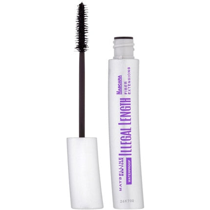 Mascara Maybelline Illegal Length Waterproof, negru, 6.9ml