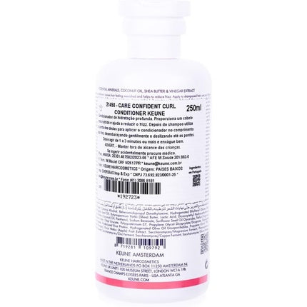 Balsam, Keune, Confident Curl, 250ml, alb
