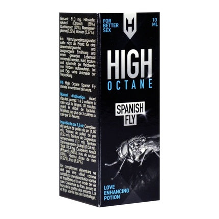 Aphrodisiac, High Octane, Spanish Fly 10ml, negru