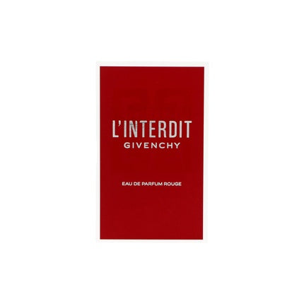 Givenchy L'Interdit Rouge Eau De Parfum Sample, 1ml