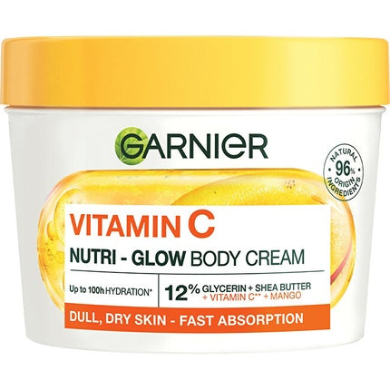 Cremă de corp Garnier Nutri-Glow cu Vitamina C, 380 ml