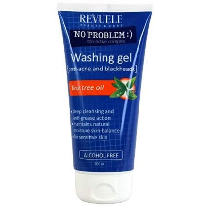 Gel de curățare facială Revuele No Problem Tea Tree Oil, 200ml