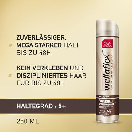 Fixativ păr, Wella, Wellaflex, puternic, 250ml