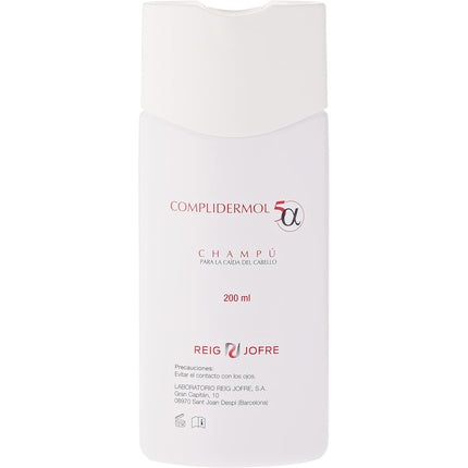 Șampon Anticădere Complidermol 5 Alpha, Reig Jofer, Alb/Roșu, 200ml