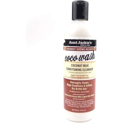 Demachiant facial, Aunt Jackie's, Coco Wash, 355ml