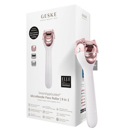 Roller facial, Geske, SmartAppGuided, cu quartz roz