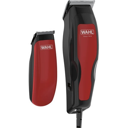 WAHL Home Pro 100 Combo, Set aparat de tuns pentru păr și mustață, Negru/Roșu