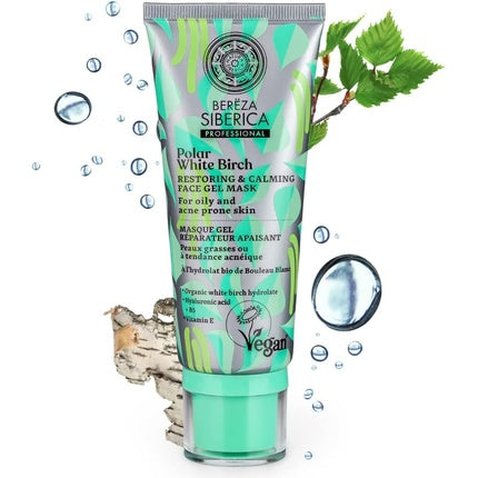 Masca gel calmanta, Natura Siberica, Polar White Birch, 120g