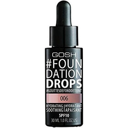 Fond de ten, Gosh, Foundation Drops, crem 30 ml