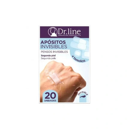Apozite invizibile Dr Line, 20 buc., pentru piele sensibilă, diverse dimensiuni