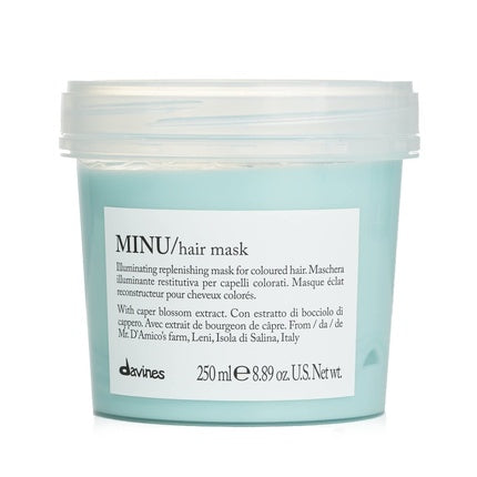 Davines Minu Hair Mask, Culoare Albastru